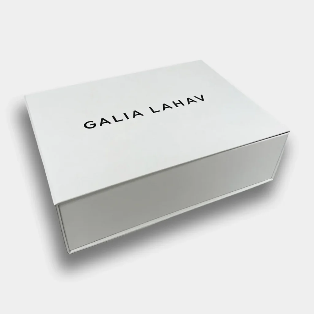 White luxury box with Galia Lahav logo