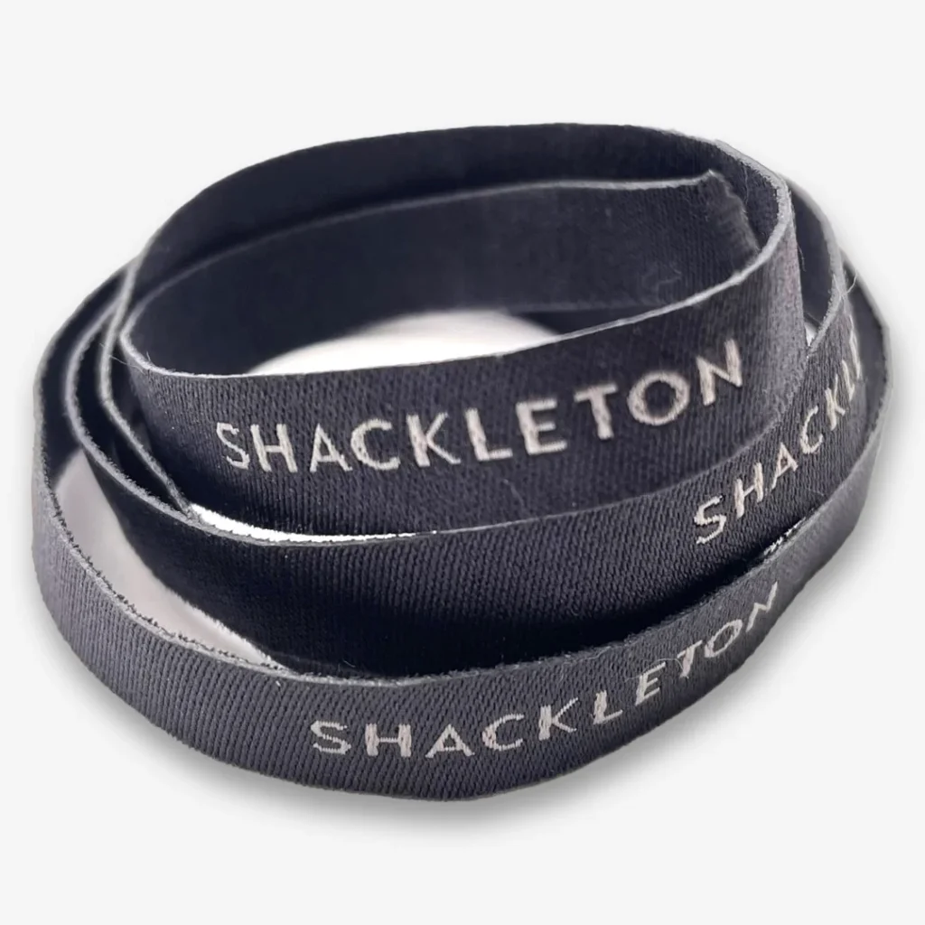 Navy blue Shackleton tape