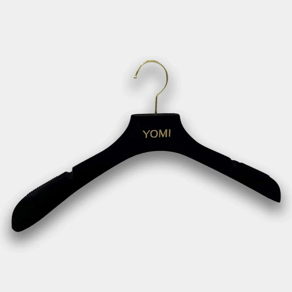 Black hanger with Yomi logo